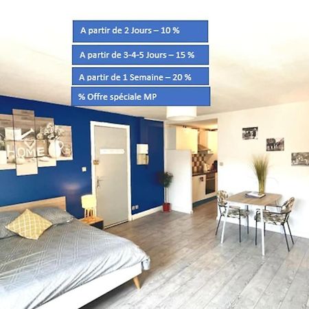 Moissac Centre Studio 30m2 Calme Cour Intérieure vélo Netflix Extérieur photo